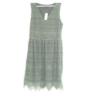 Olive green dress, perfect for work or play